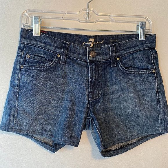 7 For All Mankind Denim Jean shorts - Picture 8 of 8